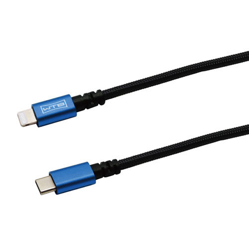 wantobe USB Type-C to LightningケーブルプレミアムBL WCLCAN100BL