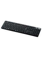 キーボード ワイヤレス Bluetooth 抗菌 薄型 ワイヤレスキーボード フルキーボード メンブレン式 ブラック TK-FBM120KBK