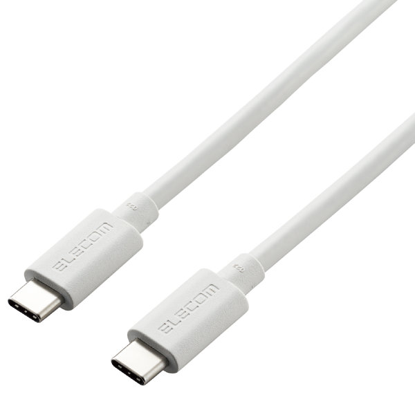 USBケーブル USB4 USB-IF 正規認証品 USB-C to USB-C PD対応 最大100W 80cm シルバー USB4-APCC5P08SV