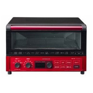 日立 コンベクションオーブントースター メタリックレッド HMO-F100-R