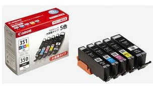 Canon BCI-351XL+350XL/5MP 純正インクタンク 大容量 5色マルチパック BCI351XL+350XL5MP 6,377円