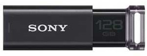 ソニー USB3.0対応 USBメモリー ポケットビット 128GB（ブラック） USM128GU-B 8,029円