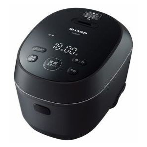 SHARP 炊飯器 PLAINLY ブラック系 3合 IH KS-HF05B-B