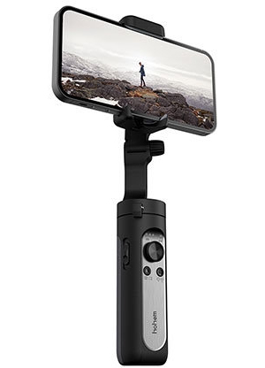 hohem iSteady X2 スマートフォン用3軸ジンバル iSteady上位機種 ブラック iSteadyX2Black