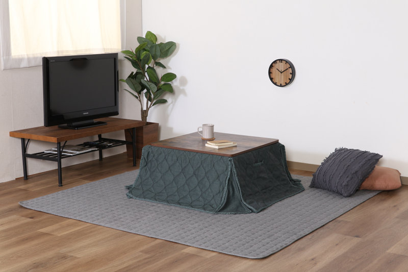 こたつ スクエア 布団付きビンテージBR