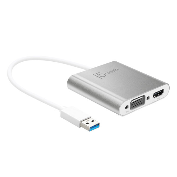 j5create USB 3.0 to Dual VGA＆HDMIディスプレイアダプター
