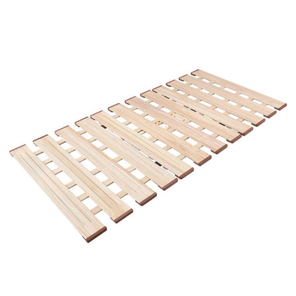 オスマック 薄型軽量桐すのこベッド 3つ折れ式セミシングル MYT-80