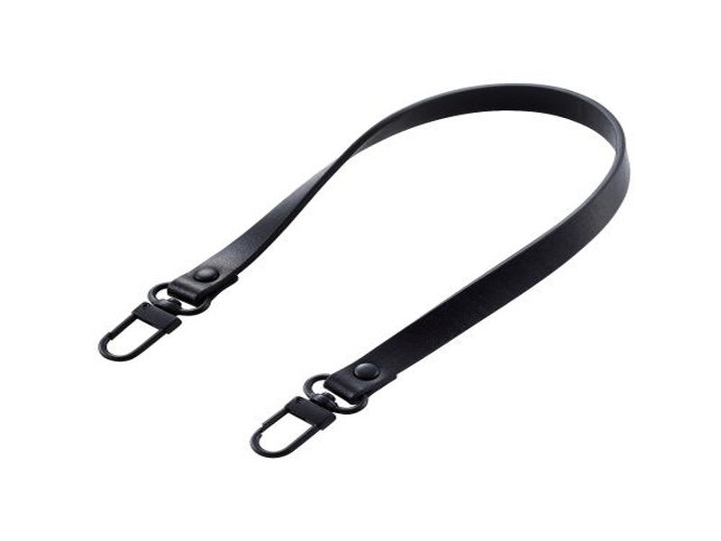 スマホストラップ 手首 ハンド ストラップ 約16cm ソフトレザータイプ 携帯ストラップ 落下防止 【 iPhone Android スマホ 各種対応 】 ブラック P-STCAHPLBK