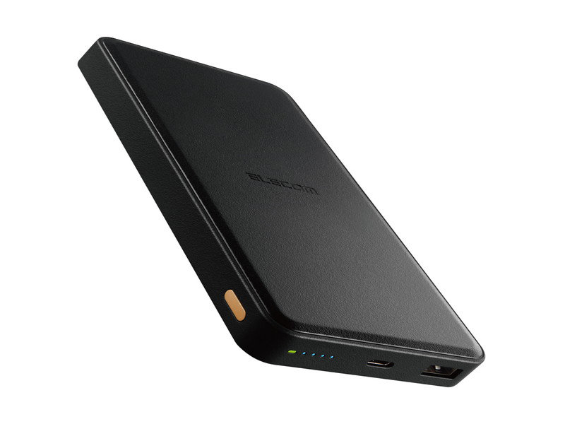 モバイルバッテリー 12000mAh PD対応 20W 入出力（ Type C ×1） 出力（ USB A ×1） リン酸鉄リチウムイオン電池 PSE認証 おまかせ充電 ブラック DE-C39-12000BK