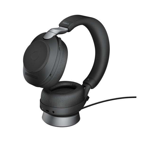 Jabra Evolve2 85 UC Stereo USB-A Stand Black