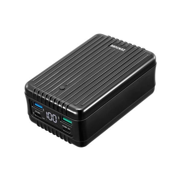 ＜モバイルバッテリー/ZENDURE＞SuperTank Polymer ブラック 26800mAh USB-PD 100W充電可能/4ポート同時充電/PD対応のPC充電可能