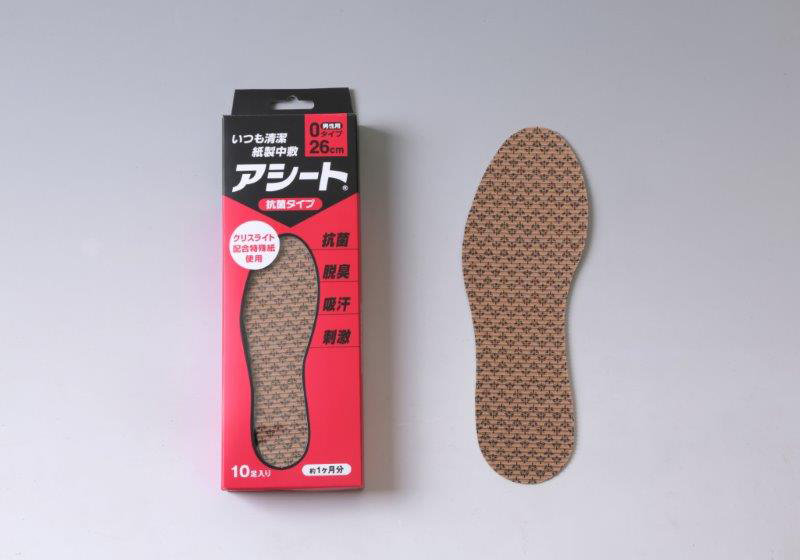 使い捨てペーパー中敷 アシート 女性用 Kタイプ 24cm 20足 ③ - 靴