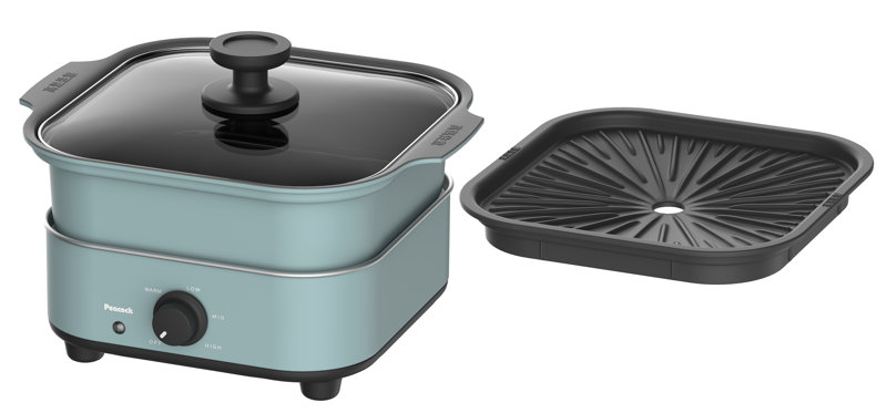 ピーコック魔法瓶コンパクトグリル鍋 WGV-A60 ASM