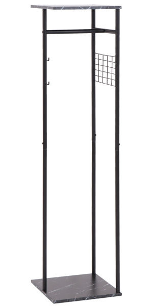 【Ore】大理石柄コーナーハンガー BK