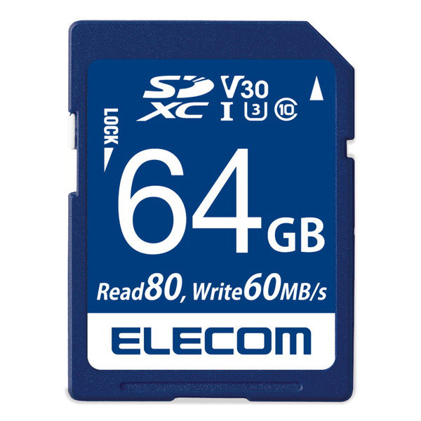 SD カード 64GB UHS-I 高速データ転送 データ復旧サービス MF-FS064GU13V3R