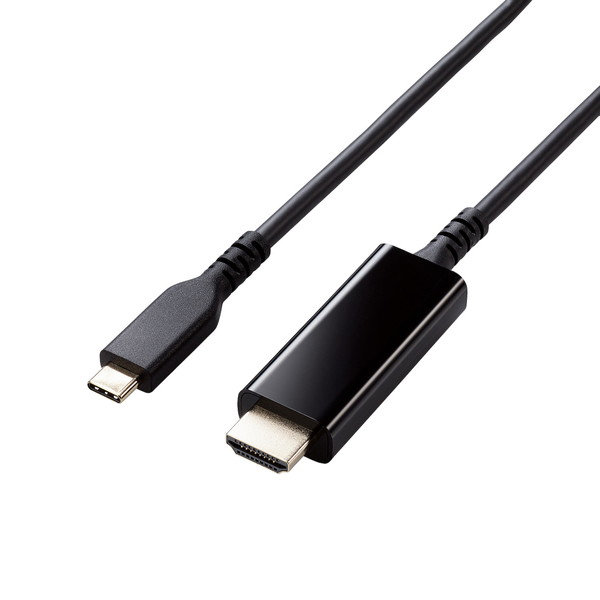 USB Type-C to HDMI 変換 ケーブル 2m 4K 60Hz 断線に強い 高耐久 【Windows PC Chromebook MacBook Pro / Air iPad Android USB-C デバイス各種対応】 ブラック MPA-CHDMIS20BK