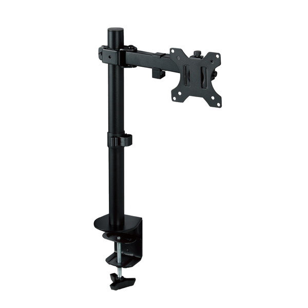 モニターアーム ショート シングル （ 1画面 ） 【 モニター 13~32インチ対応 耐荷重8kg 対応 】 ブラック DPA-SS03BK