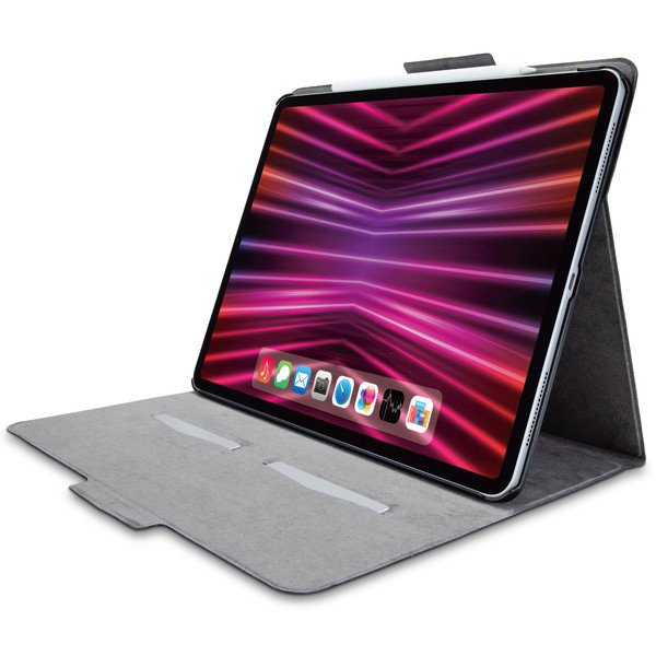 iPad Pro 12.9インチ 第6世代 （ 2022 ） 用 ケース ソフトレザー カバー 手帳型 スリープ対応 マグネット フラップ フリーアングル カードポケット付 ブラック TB-A22PLWVFUBK 5,401円