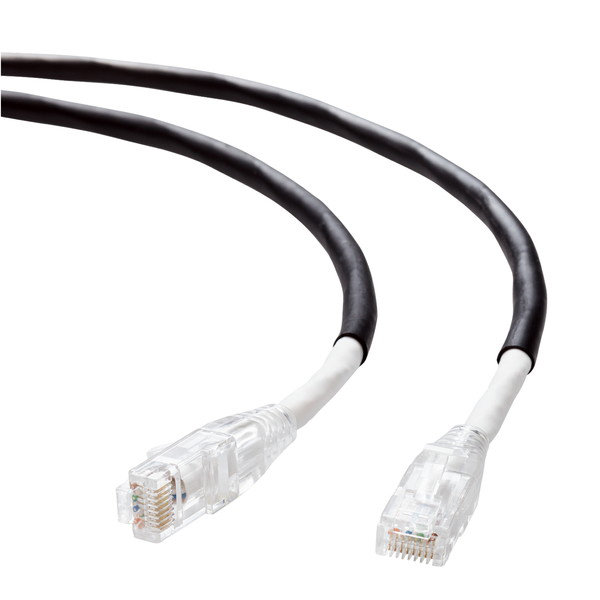 LANケーブル CAT6A 20m 屋外用 PoE＋＋ 対応 高速 10Gbps ストレート 耐候性 雨・日光に強い イーサネットケーブル RJ45 RoHS指令準拠 ブラック LD-GPAOS/BK20