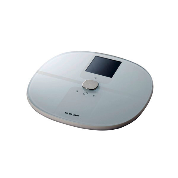 体重計 体組成計 自動認識機能付 MRI測定 50g単位 Wi-Fi スマホ連動 体脂肪率 BMI 内臓脂肪レベル 骨格筋率 骨量 基礎代謝 7項目測定可 ホワイト HCS-WFS03WH