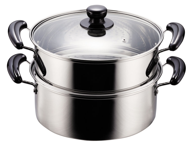 パール金属 だんらんステン蒸器26 H-5875 約幅38.5cm×奥行28.5cm×高さ24cm