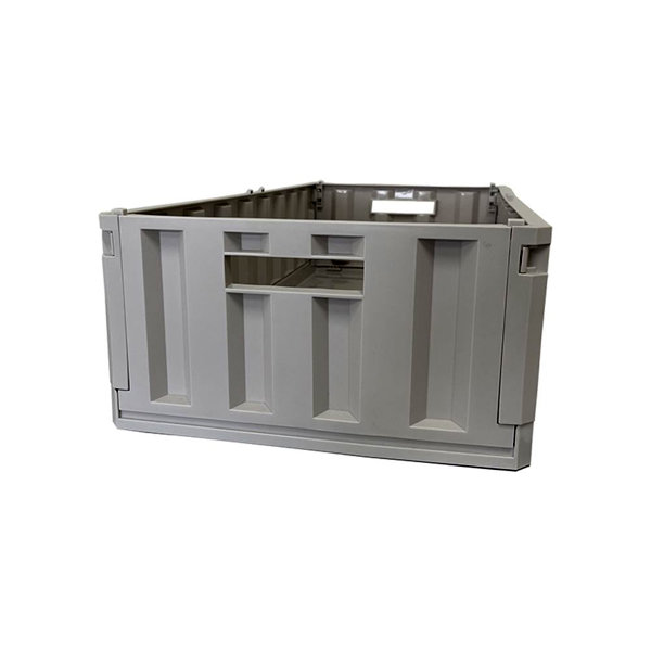 リバティコーポレーション 収納ボックス 折りたたみ コンテナ プラスチック L LD-320 ワームグレー StyleStorage