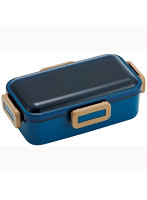 スケーター 抗菌食洗機対応ふわっと弁当箱オーシャンブルー PFLB6AG 約幅18.6cm×奥行10.8cm×高さ62cm