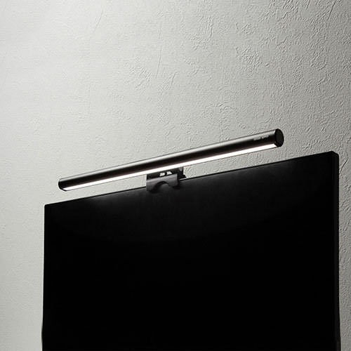 サンワサプライ モニター取付LED 40cm ブラック色 LED-CLP3UBK