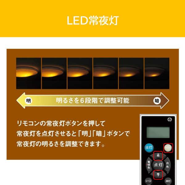 LEDシーリングライト 12畳用 調光調色 導光板 NLEH12025C-LC
