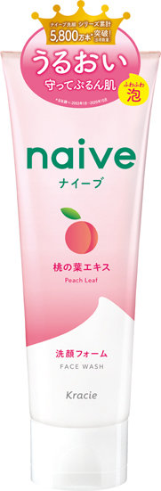 ナイーブ 洗顔フォーム（桃の葉エキス配合）