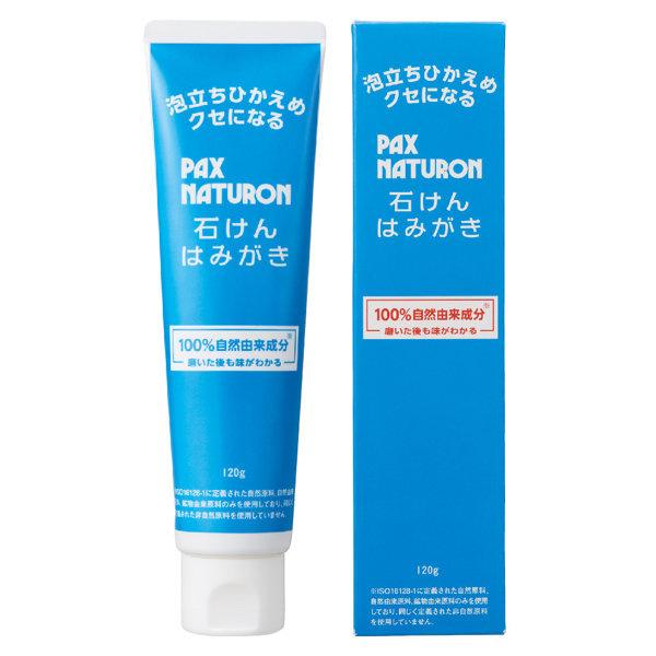 パックスナチュロン石けんはみがき 120g