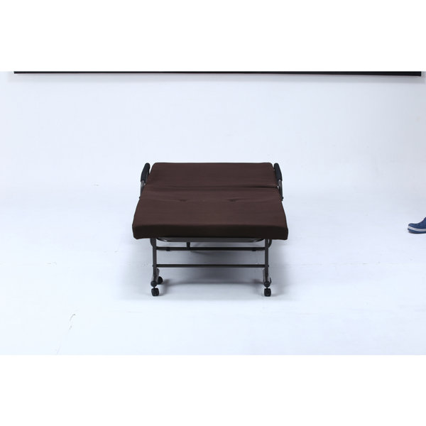 低反発折りたたみベッドフリーロック42段 高床