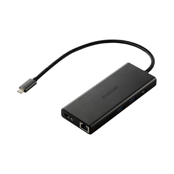 USB-C ハブ ドッキングステーション 10in1 PD対応 100W 高速データ転送 10Gbps 【 Type-C x2 USB-A x4 HDMI x1 LAN x1 SD 】 DST-W03
