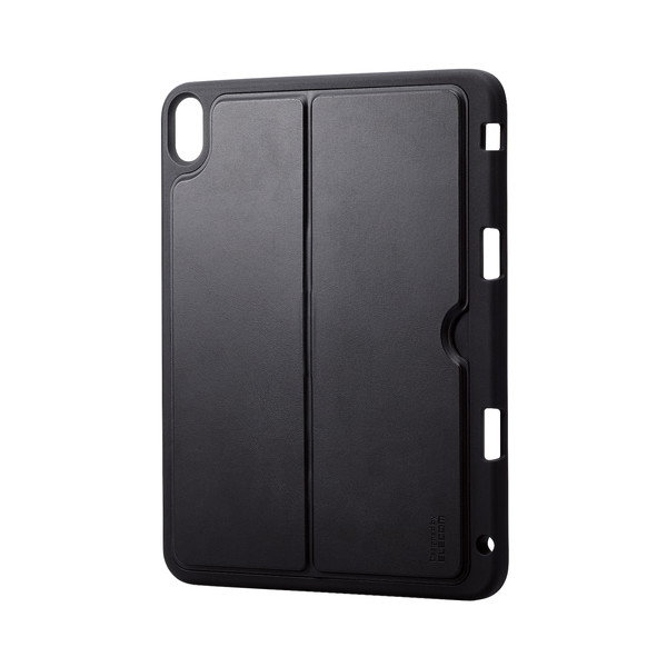 iPad 10.9インチ 第10世代 （2022年） ケース ソフト カバー ApplePencil収納可 スタンド付 衝撃吸収 ブラック TB-A23RUCSTBK