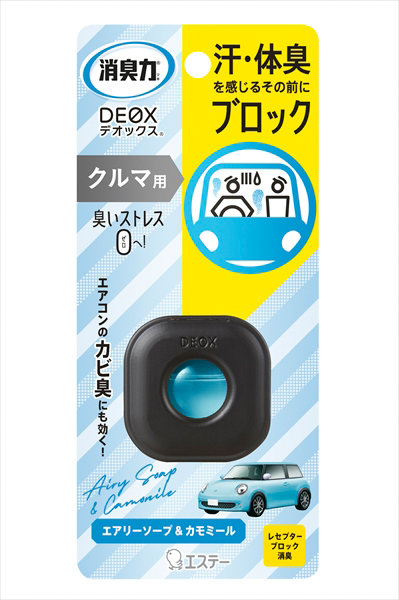 消臭力DEOXクルマ用本体エアリーソープ＆カモミール