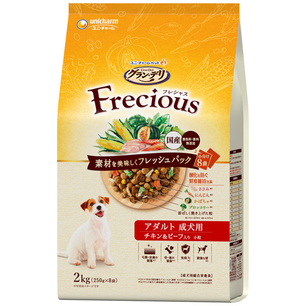グラン・デリ フレシャス アダルト成犬用 チキン＆ビーフ入り 2kg