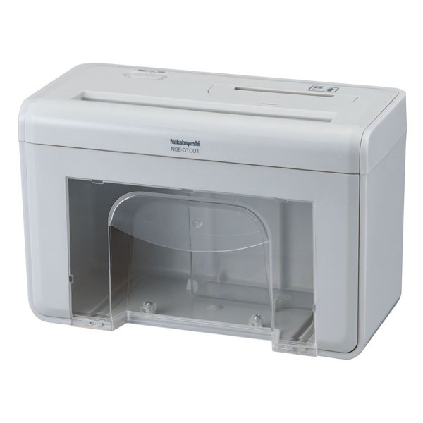 パーソナルシュレッダ デスクトップ/ライトグレー NSE-DTC01LG