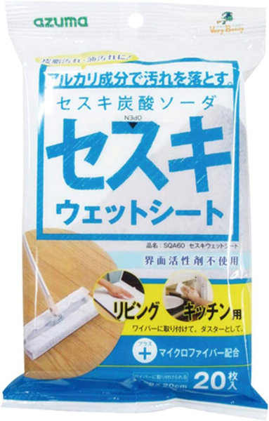 アズマ工業 セスキウェットシート 20P SQA60