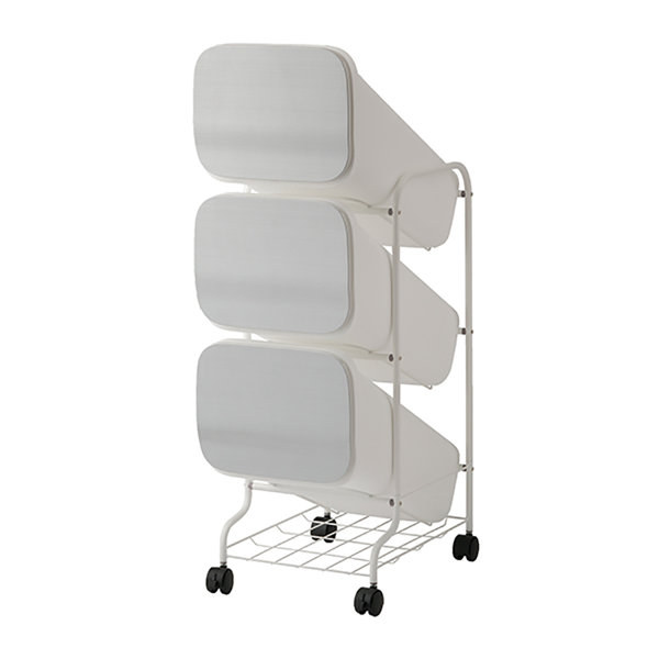 リス スムース スタンド ダストボックス 分別 ゴミ箱 19L×3P メタル 11,993円
