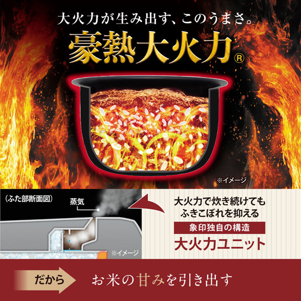 圧力IH炊飯ジャー5.5合炊き NW-BA10-BA