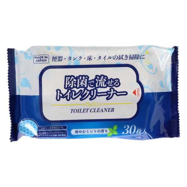 流せる除菌ミントのトイレクリーナー30枚....