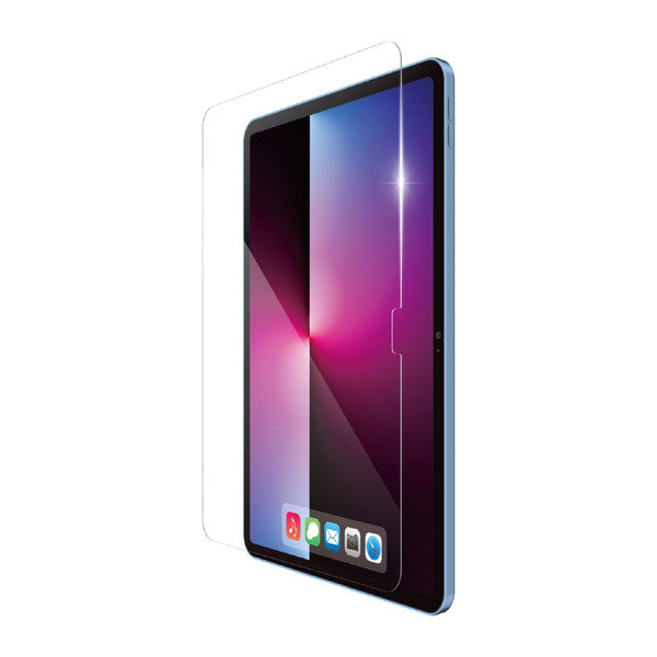 iPad 第10世代 10.9インチ 用 ガラスライクフィルム 高透明 ガイドフレーム付 薄型 表面硬度9H 指紋防止 気泡防止 TB-A24RFLGLUBG