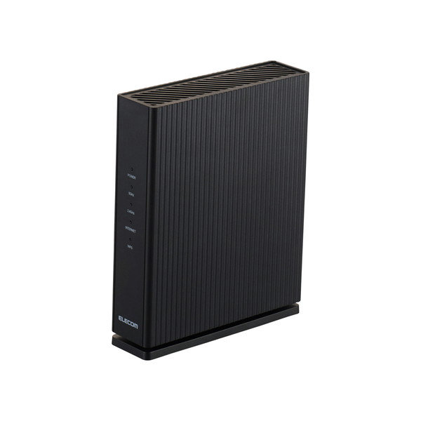 WiFi 無線LAN ルーター 親機 WiFi6 11ax/11ac 1201＋574Mbps IPv6 （ IPoE ） 対応 中継器 離れ家モード ブラック WRC-W601-B