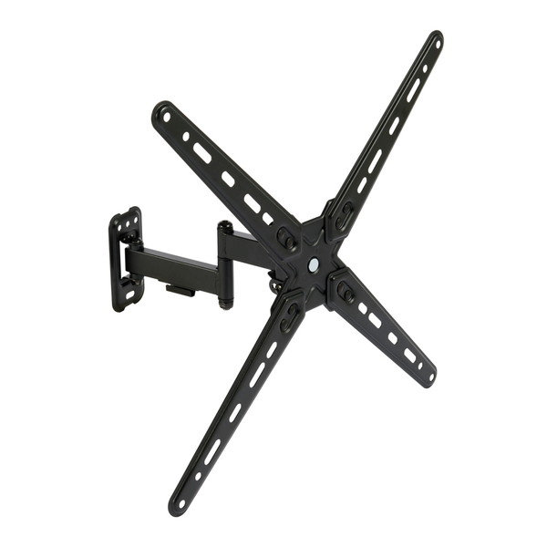 テレビ壁掛け金具 アーム式 フルモーションタイプ 【 13~55インチ テレビ 壁掛け 可能】 耐荷重10Kg 上下左右角度調整 VESA 対応 ケーブルホルダー付き ブラック TWM-FS01BK