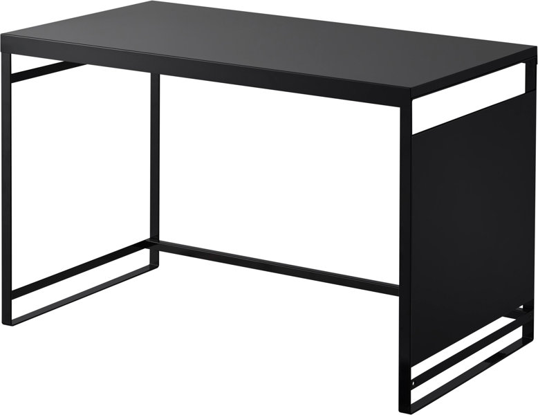 スチールパネル付きレンジラック タワー W75 ブラック