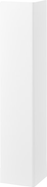 キャスター付きスリムトイレラック タワー ホワイト