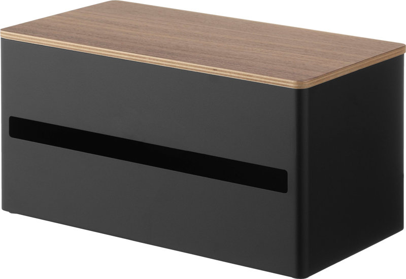 片手でカット隠せるキッチンペーパーホルダー リン L ブラウン