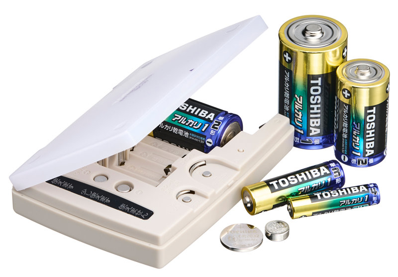 東芝 X-JOUBI SET7 アルカリ乾電池 単1形（6P） / 単2形（6P） / 単3形（2P×10） / 単4形（2P×10） / バッテリーチェッカー 1台 ［ LR20AN 6MP / LR14AN 6MP / LR6AN 2KP / LR03AN 2KP /TBC-30（W） まとめ買い ］