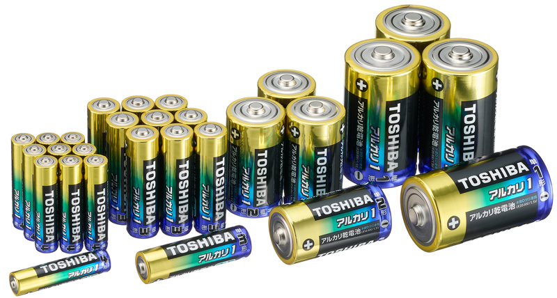 東芝 X-JOUBI SET5 アルカリ乾電池 単1形（4P×1） / 単2形（4P×1） / 単3形（2P×5） / 単4形（2P×5） 28個セット ［ LR20AN 4MP / LR14AN 4MP / LR6AN 2KP / LR03AN 2KP アルカリ乾電池 まとめ買い ］