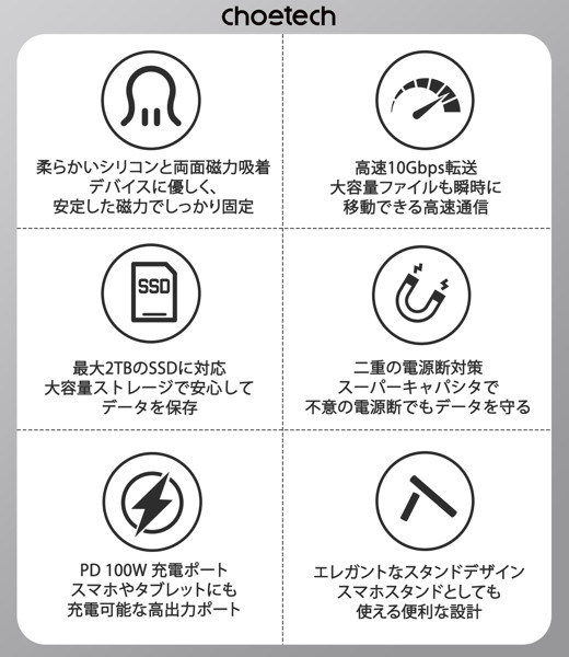 ポータブルM.2 2230 マグネットSSDケース MSE001 ポータブルM.2 2230 マグネットSSDケース MSE001